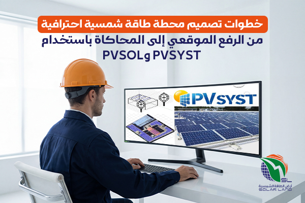خطوات تصميم محطة طاقة شمسية احترافية: من الرفع الموقعي إلى المحاكاة باستخدام PVSYST وPVSOL