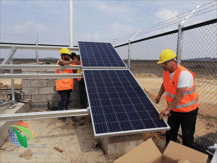 SLE ارض الطاقة الشمسية • مشروع تركيب 18 نظام لوزارة البيئة والمياه والزراعة