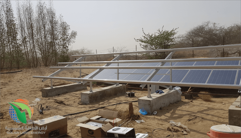 SLE ارض الطاقة الشمسية • مشروع نظامين لمضخات مزرعة بالقنفذة