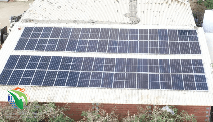 SLE ارض الطاقة الشمسية • مشروع تركيب نظام لمزرعة بجدة