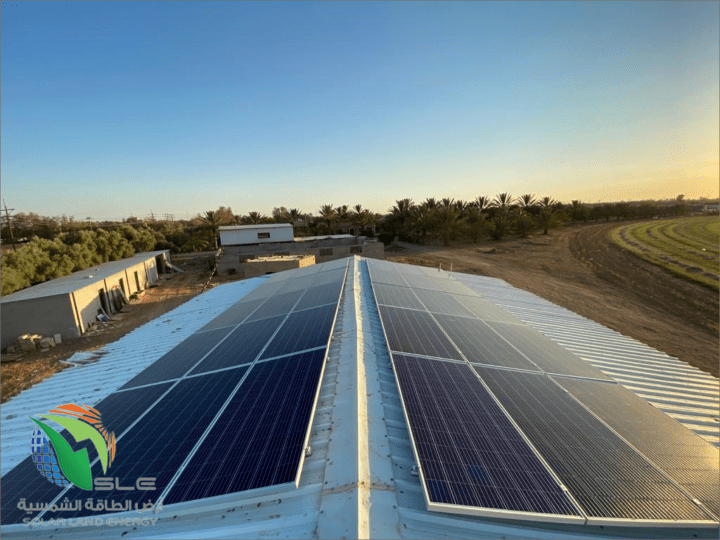 SLE ارض الطاقة الشمسية • مشروع نظام لمزرعة بقدرة 10 كيلو وات بتبوك
