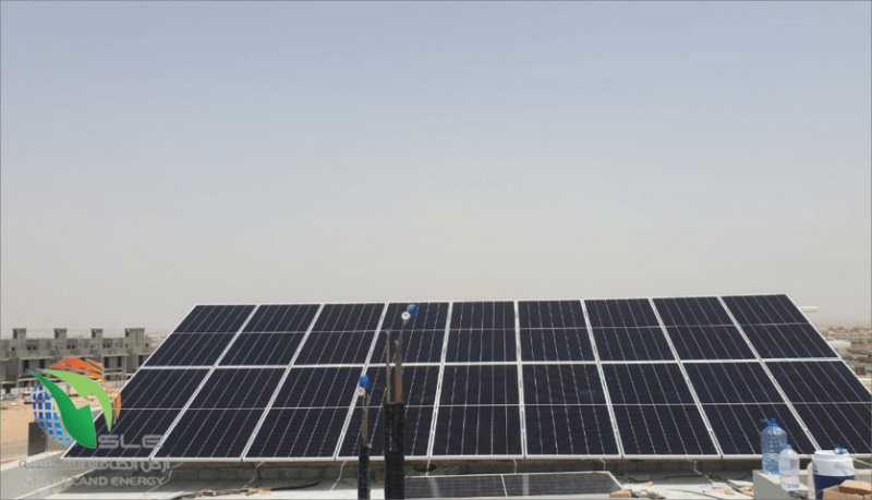 SLE ارض الطاقة الشمسية • مشروع لمنزل بجدة بقدرة 11.9 كيلو وات