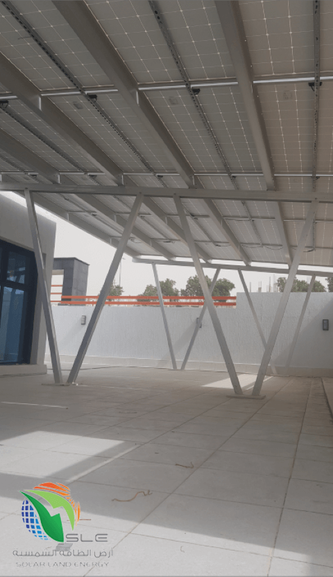 SLE ارض الطاقة الشمسية • مشروع منزل بمكة بقدرة 10 كيلو وات